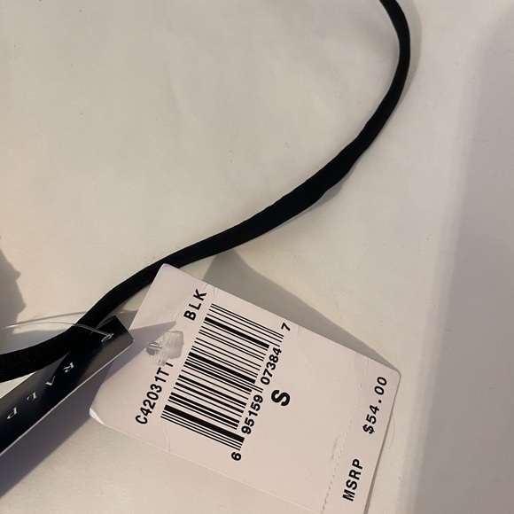 NWT Polo Ralph Lauren Black Ruffle Bikini Swimsuit Top Size Small - Picture 4 of 7